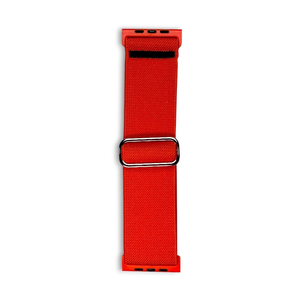 anhem orange nylon apple watch band for ultra watch with adjustable buckle