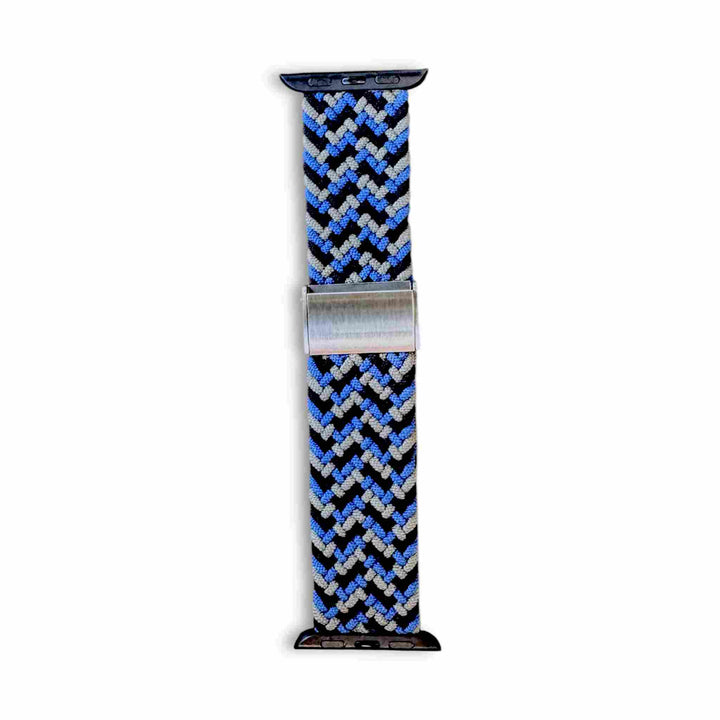 Anhem Braided Nylon Band for Apple Watch in camo colors, offering a stylish design perfect for casual or outdoor wear. Braided Apple Watch Band.