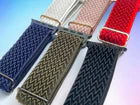 A collection of colorful nylon bands, showcasing vibrant styles for the lightest Apple Watch band. Perfect for adding comfort and style to your Apple Watch.