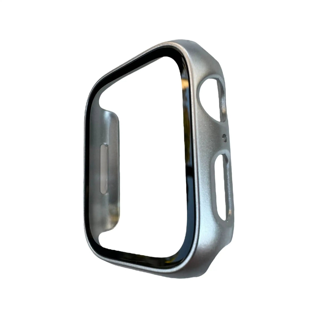 Anhem Matte Protective Screen Case Cover for Apple Watch displayed on a clear background, emphasizing its protective features for Apple Watch devices.  Satin Guard Case Cover  anhem.myshopify.com