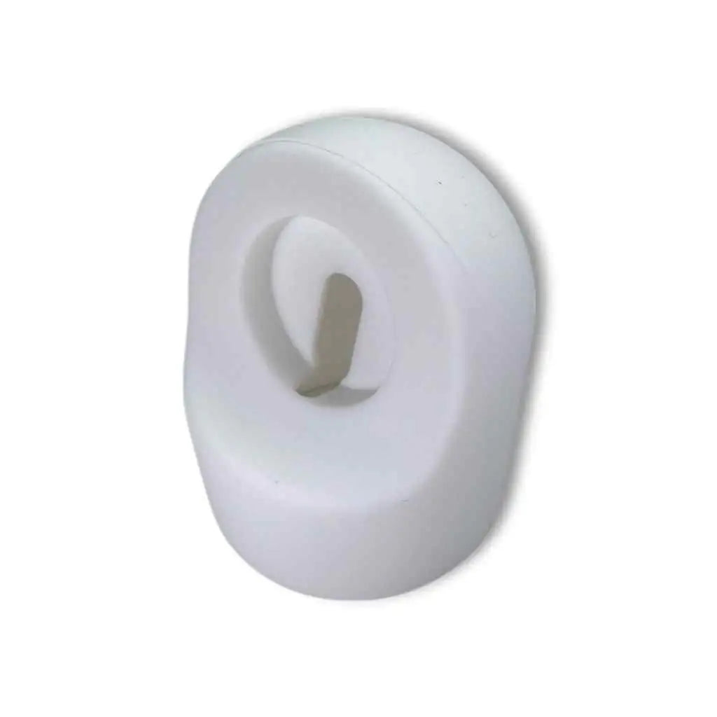 Front view of the Anhem Portable Charging Stand with a minimalist white design, ideal for charging an Apple Watch.  Charging Stand  anhem.myshopify.com
