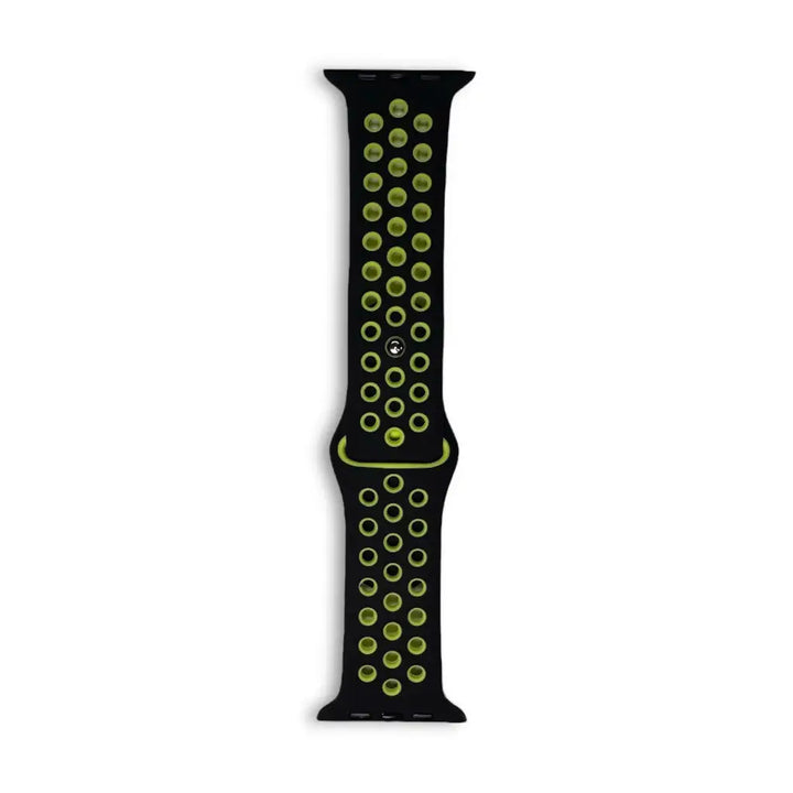 Aero Silicone Strap  anhem.myshopify.com  Black / Yellow / 44/45/46/49MM (Large Watch)