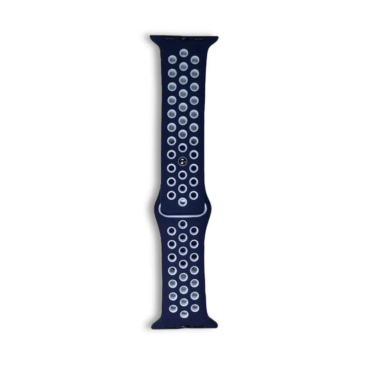 Aero Silicone Strap  anhem.myshopify.com  Blue / White / 44/45/46/49MM (Large Watch)