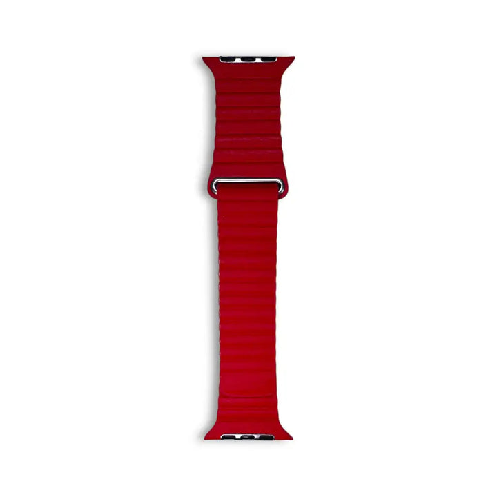 Leather Loop Strap  anhem.myshopify.com  Red / 44/45/46/49MM (Large Watch)