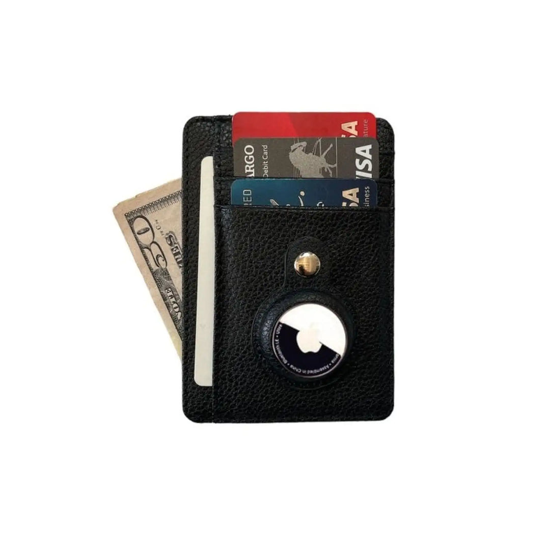 Slim Leather Wallet for Tracker - Anhem  Slim Leather Wallet for Tracker  anhem.myshopify.com  Black