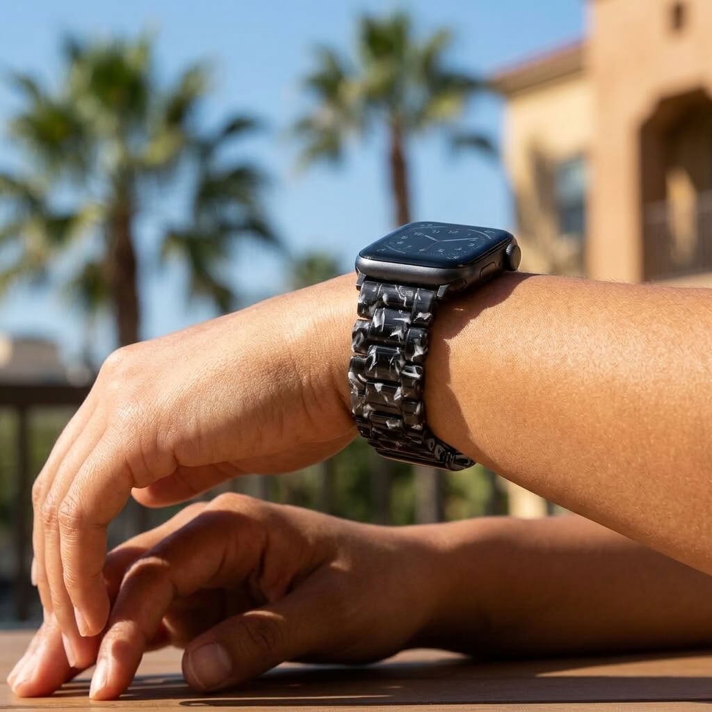 Amber Resin Strap - Apple Watch Band - Anhem