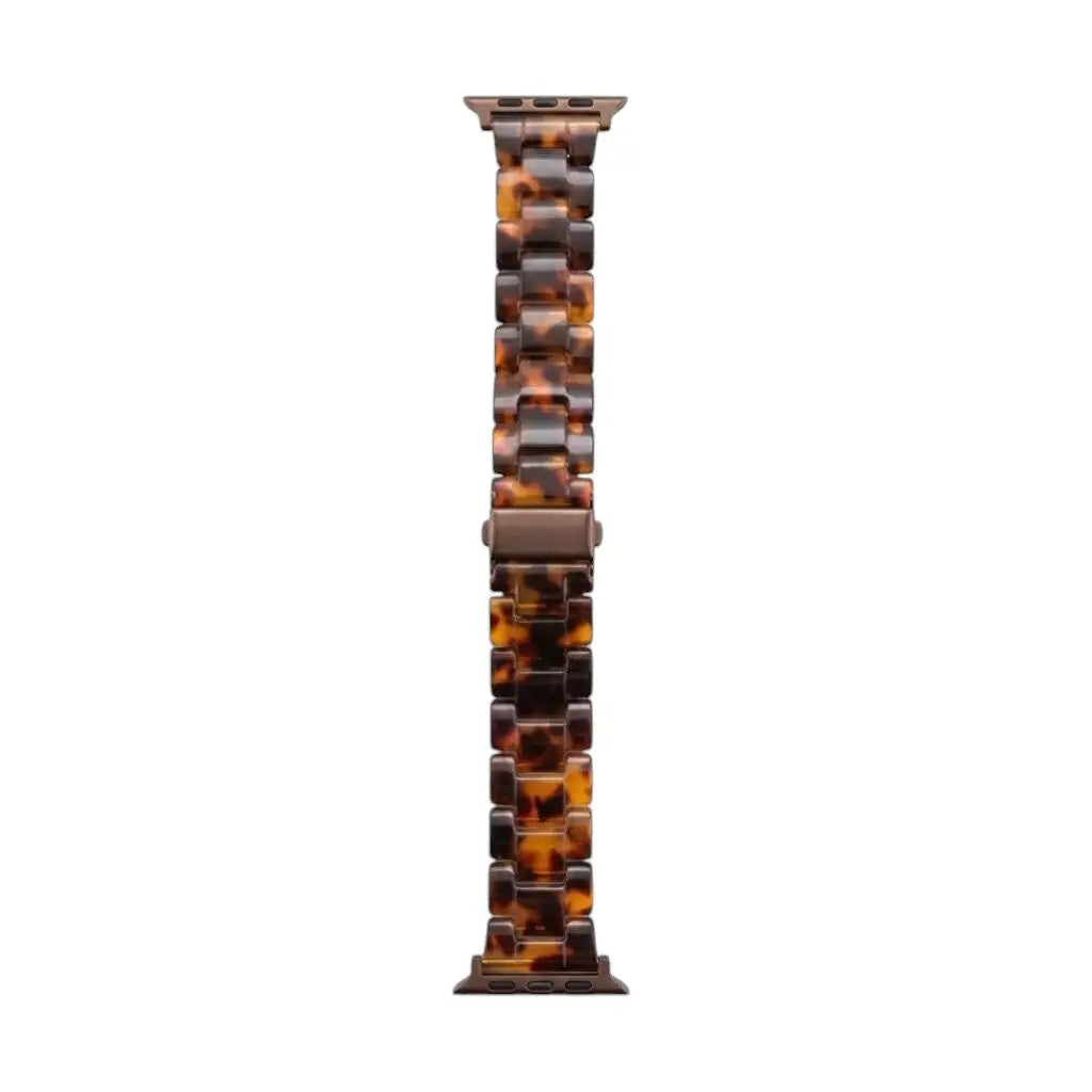 Amber Resin Strap  anhem.myshopify.com  Brown Tortoise / 38/40/41/42MM (Small Watch)