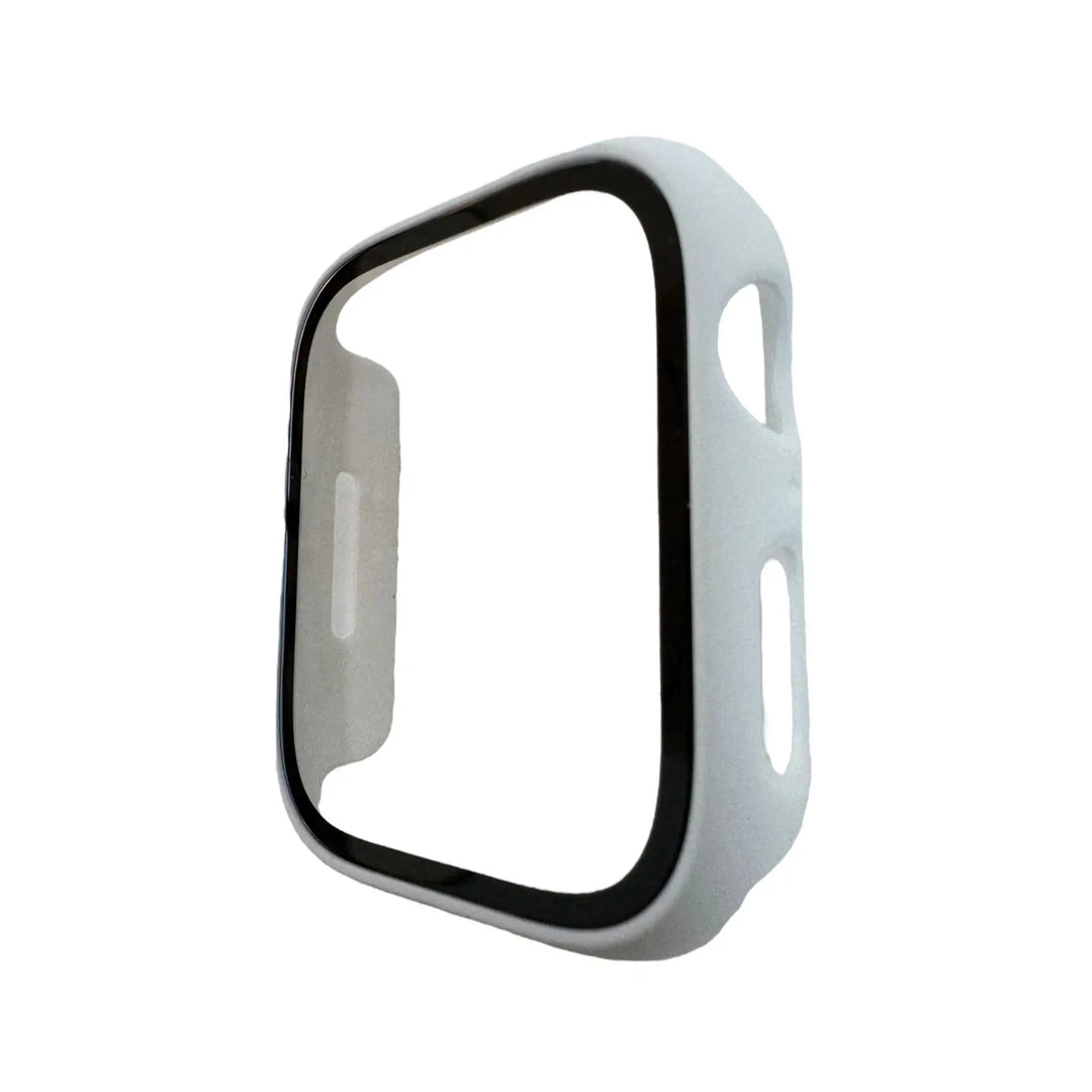Angle view of the Anhem Matte Protective Screen Case Cover for Apple Watch showcasing unique design elements that enhance both protection and aesthetics.  Satin Guard Case Cover  anhem.myshopify.com