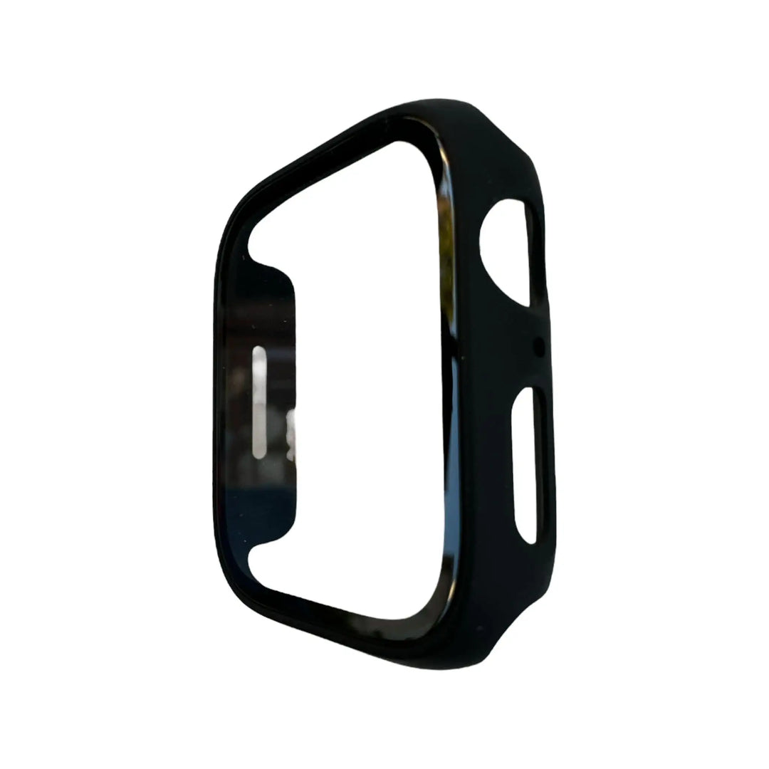 Anhem Matte Protective Screen Case Cover for Apple Watch shown from the side, focusing on its durable exterior that's perfect for Apple Watch protection.  Satin Guard Case Cover  anhem.myshopify.com