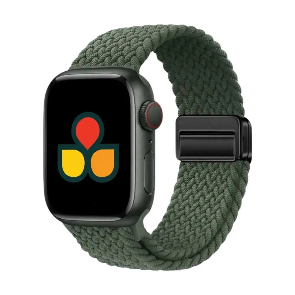 Braided Magnetic Strap  anhem.myshopify.com  Forest Green / 44/45/46/49MM (Large Watch)