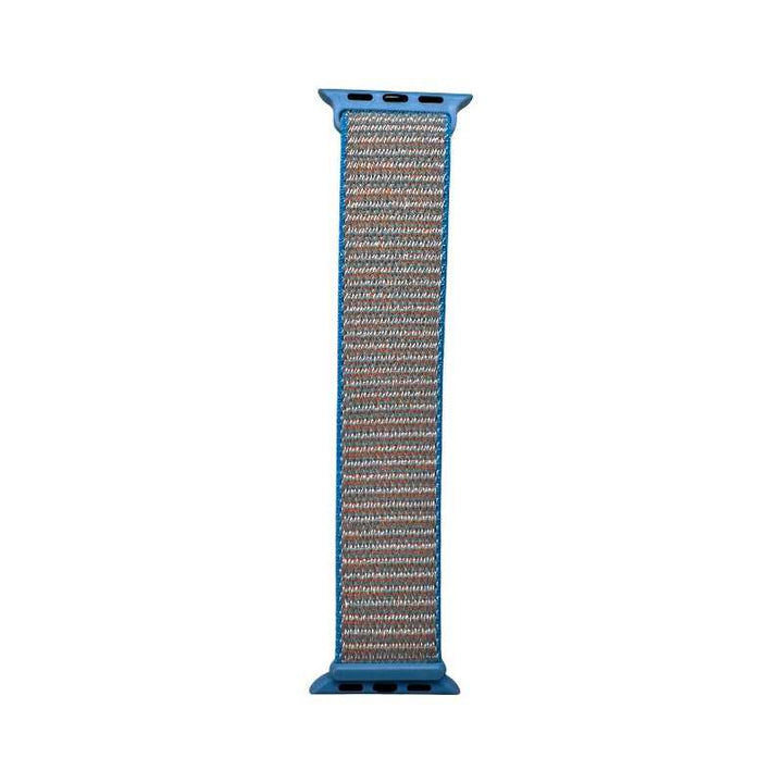Red Velcro Nylon Band for Apple Watch by Anhem, part of the Velcro Sport Loop collection for a vibrant, sporty look.