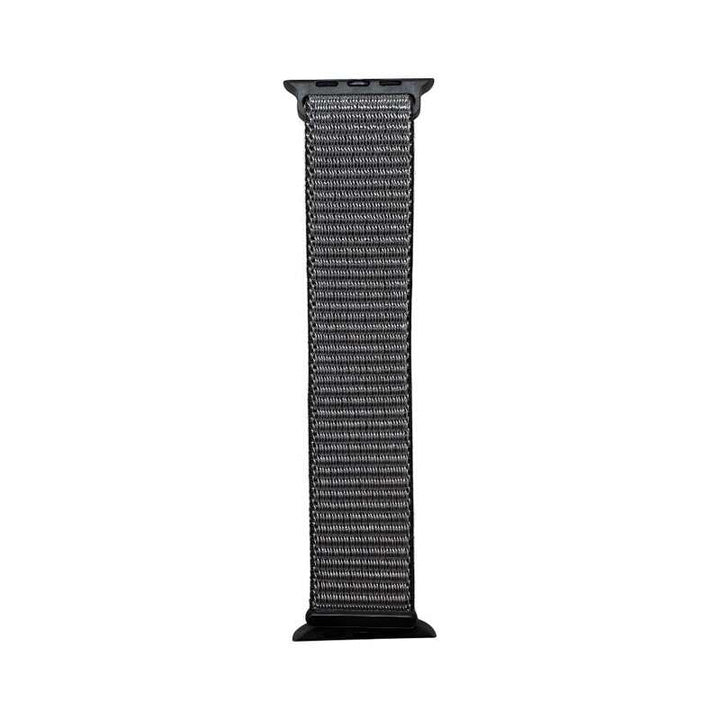 Bright purple Velcro Nylon Band for Apple Watch by Anhem, featuring the stylish Velcro Sport Loop design.