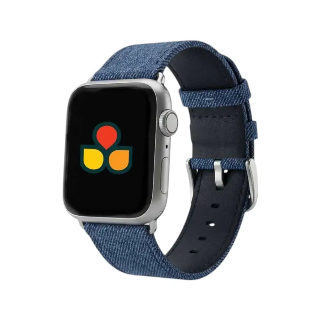 Denim Leather Strap  anhem.myshopify.com  Blue / 44/45/46/49MM (Large Watch)