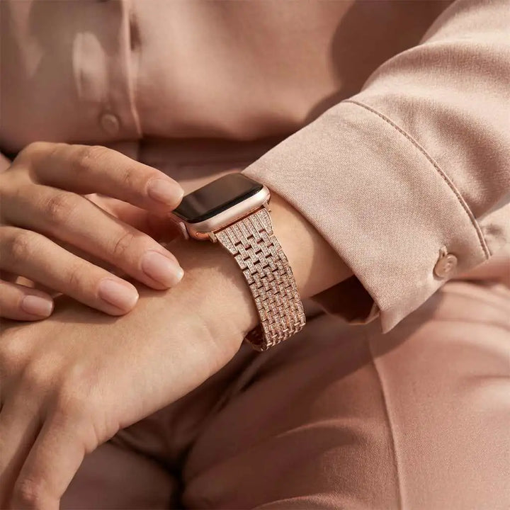 Crystal Steel Strap  anhem.myshopify.com