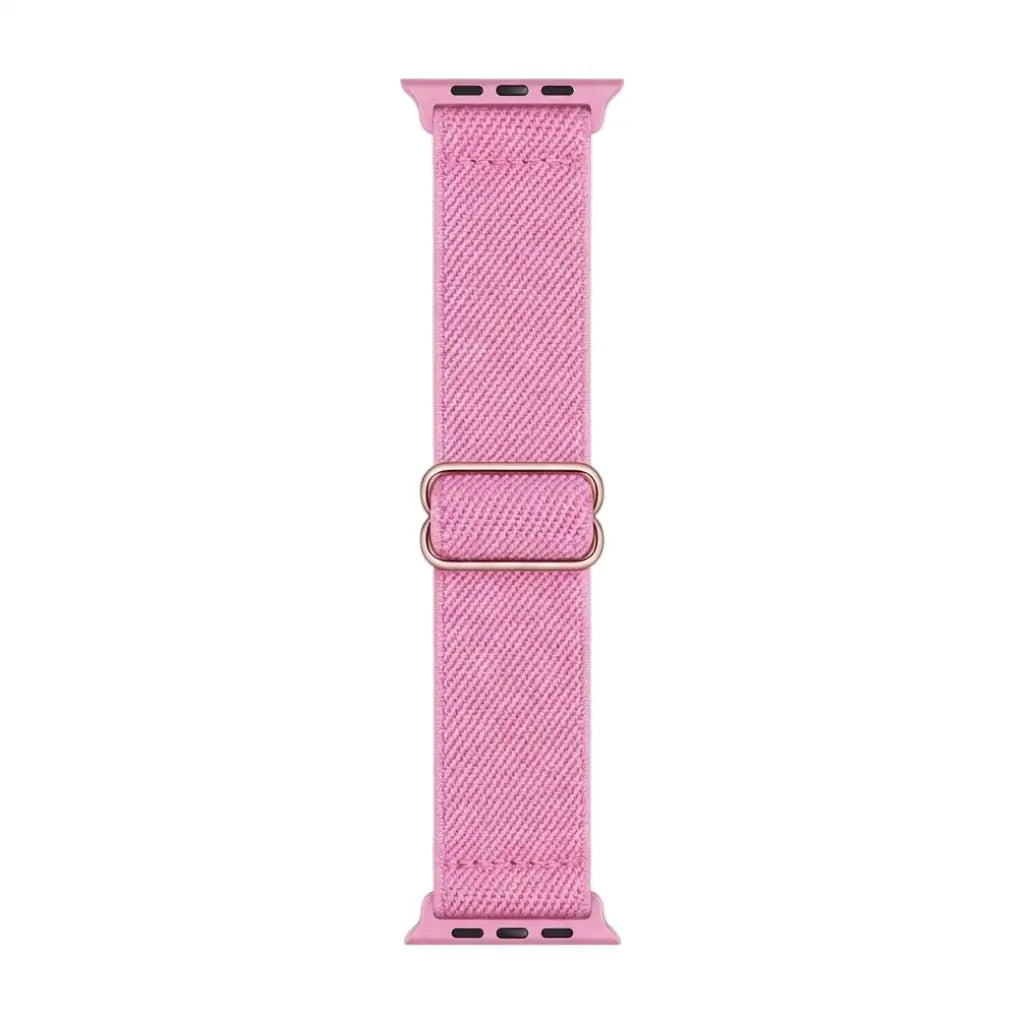 Flex Nylon Strap  anhem.myshopify.com  Hot Pink / Rose Gold Buckle / 38/40/41/42MM (Small Watch)