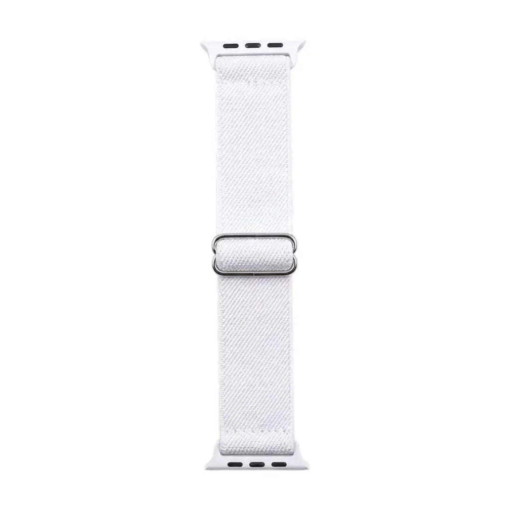 Flex Nylon Strap  anhem.myshopify.com  White / Silver Buckle / 38/40/41/42MM (Small Watch)