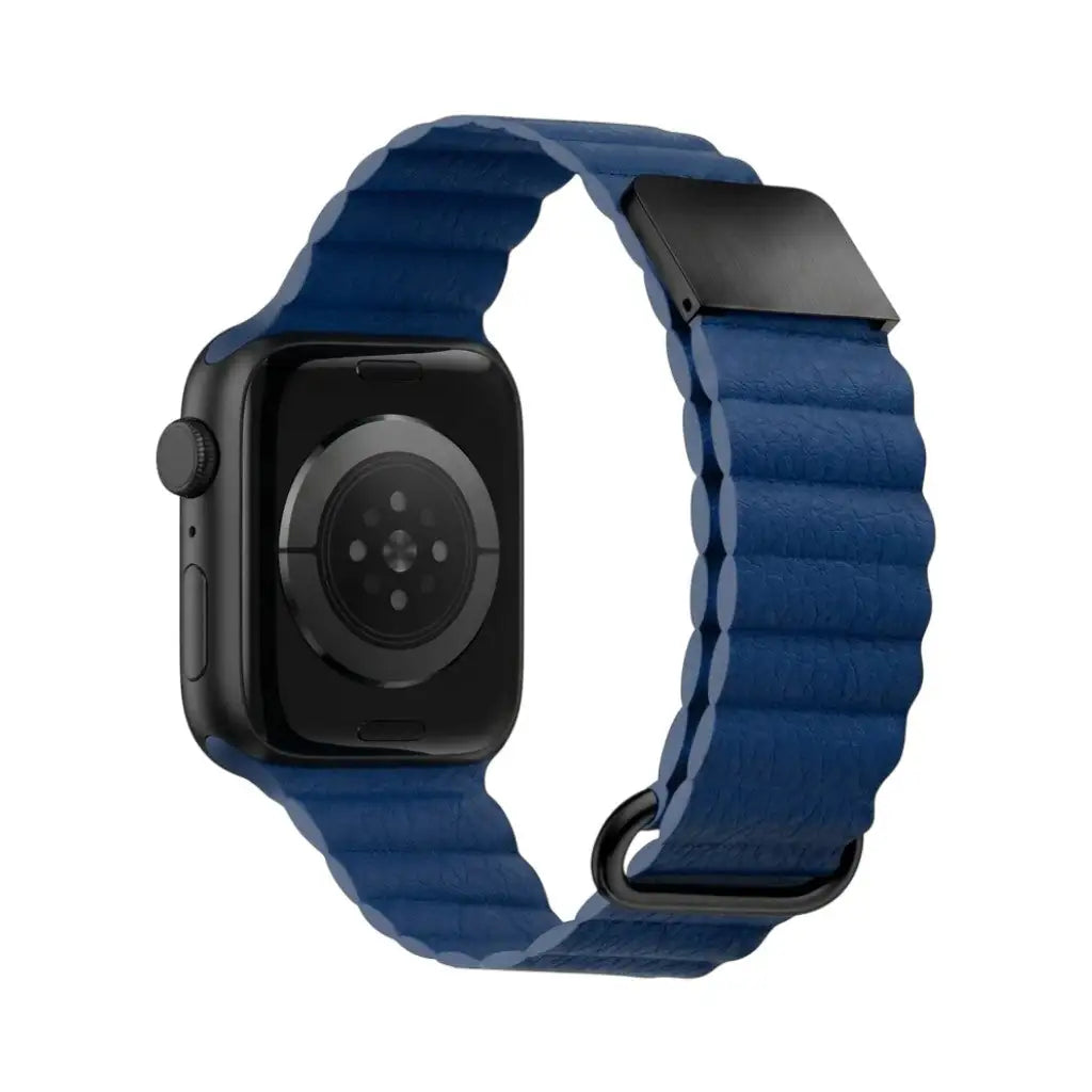 Mag Leather Strap  anhem.myshopify.com  Blue / 44/45/46/49MM (Large Watch)