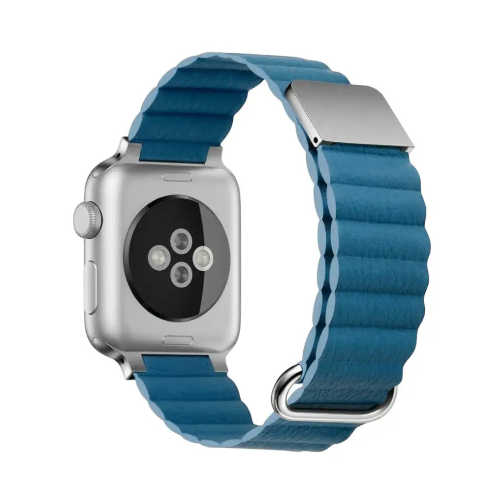 Mag Leather Strap  anhem.myshopify.com  Light Blue / 44/45/46/49MM (Large Watch)