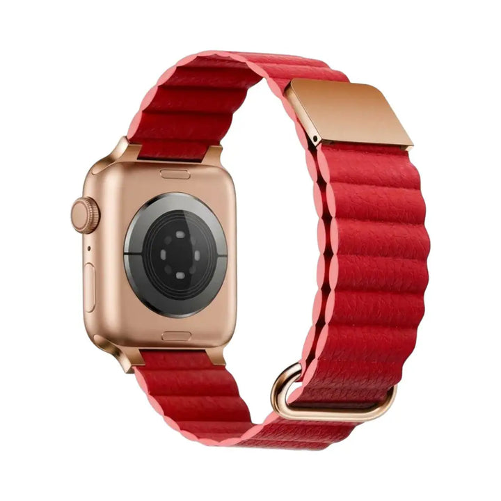 Mag Leather Strap  anhem.myshopify.com  Red / 44/45/46/49MM (Large Watch)