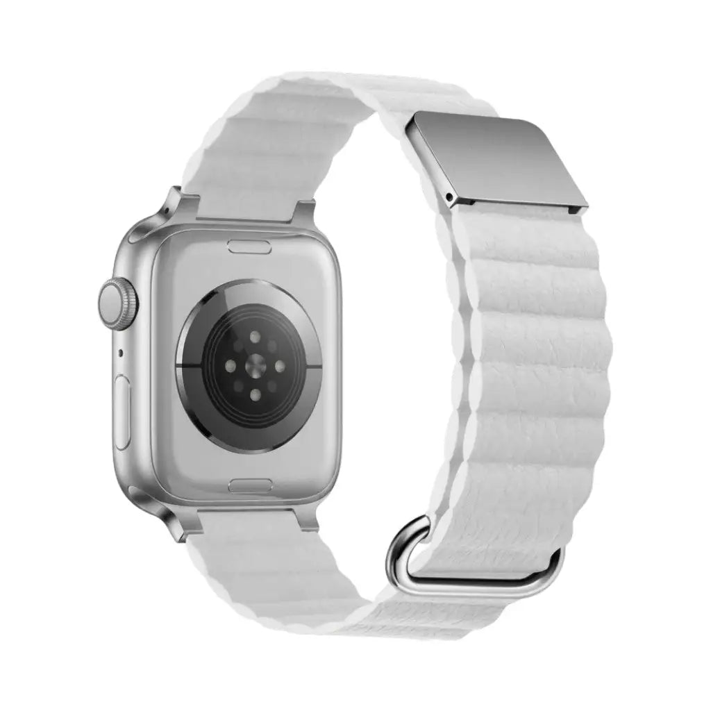 Mag Leather Strap  anhem.myshopify.com  White / 44/45/46/49MM (Large Watch)