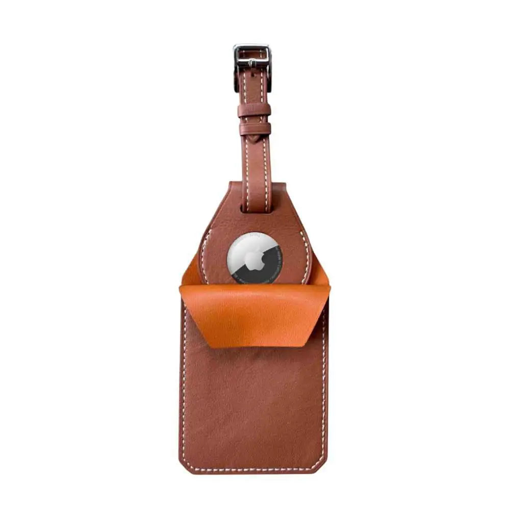 anhem leather tag holder for airtag  Best AirTags for Luggage holder anhem.myshopify.com  Luggage Tag & Holder for Tracker  anhem.myshopify.com