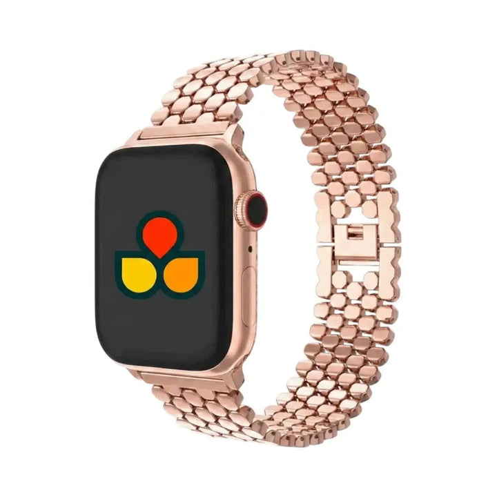 Honeycomb Metal Strap  anhem.myshopify.com  Rose Gold / 44/45/46/49MM (Large Watch)