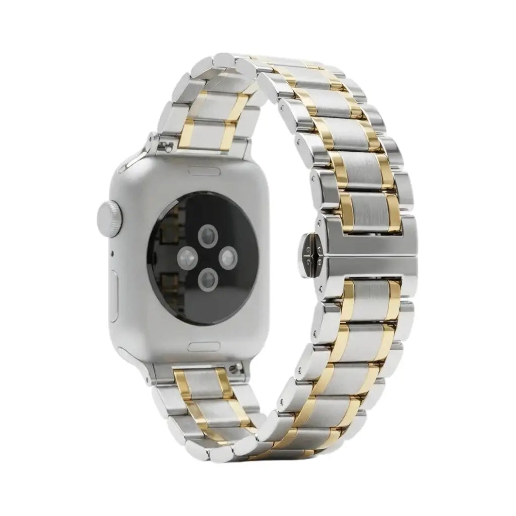 Lustro Steel Strap  anhem.myshopify.com  Silver / Gold / 44/45/46/49MM (Large Watch)