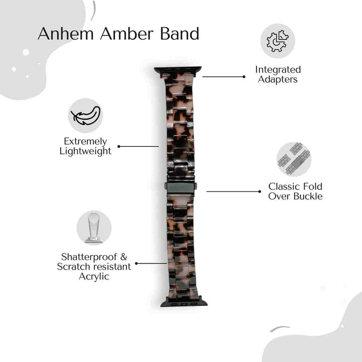 Amber Resin Band