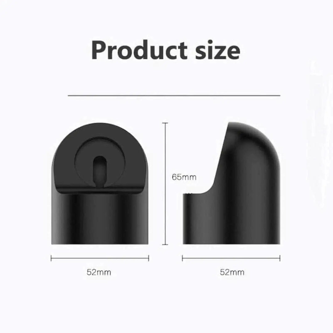 Top view of the Anhem Portable Charging Stand, focusing on the innovative design for charging Apple Watches efficiently.  Charging Stand  anhem.myshopify.com
