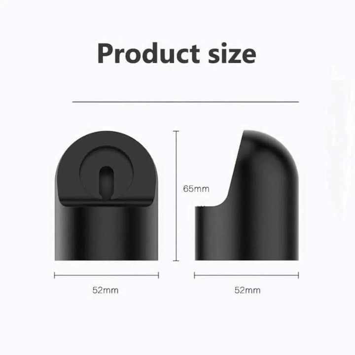 Top view of the Anhem Portable Charging Stand, focusing on the innovative design for charging Apple Watches efficiently.  Charging Stand  anhem.myshopify.com
