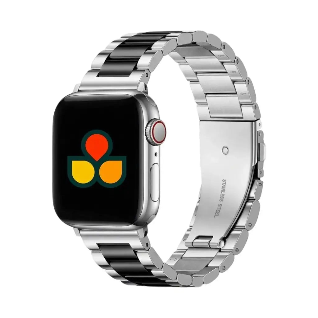 Classic Steel Strap  anhem.myshopify.com  Silver / Black / 44/45/46/49MM