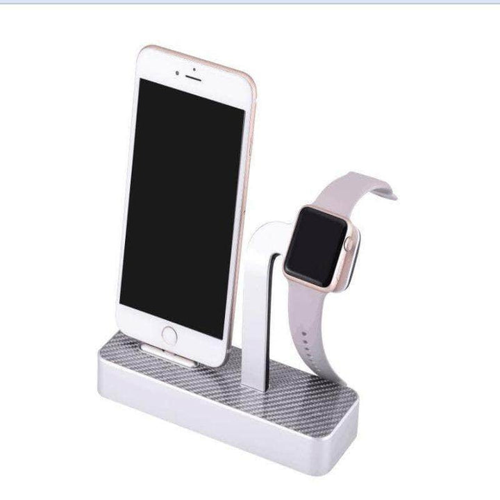 Anhem Apple watch accessories Silver Aluminum Apple Watch Charging Stand