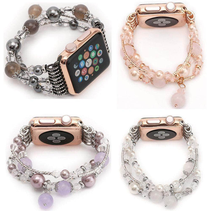 Anhem Apple watch accessories Gray / 38mm OPEN BOX - Agate Bead Apple Watch Bracelet