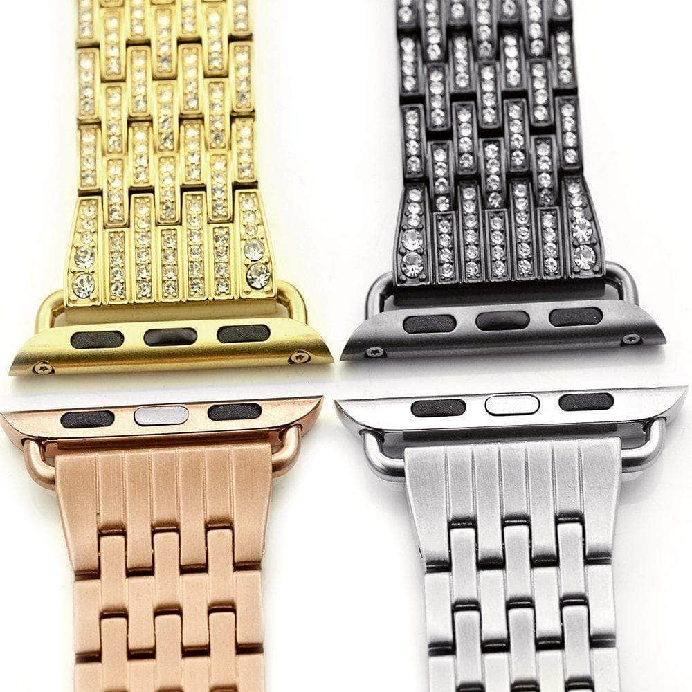 Anhem Apple watch accessories OPEN BOX - Stainless Steel Crystal Rhinestone Apple Watch Band