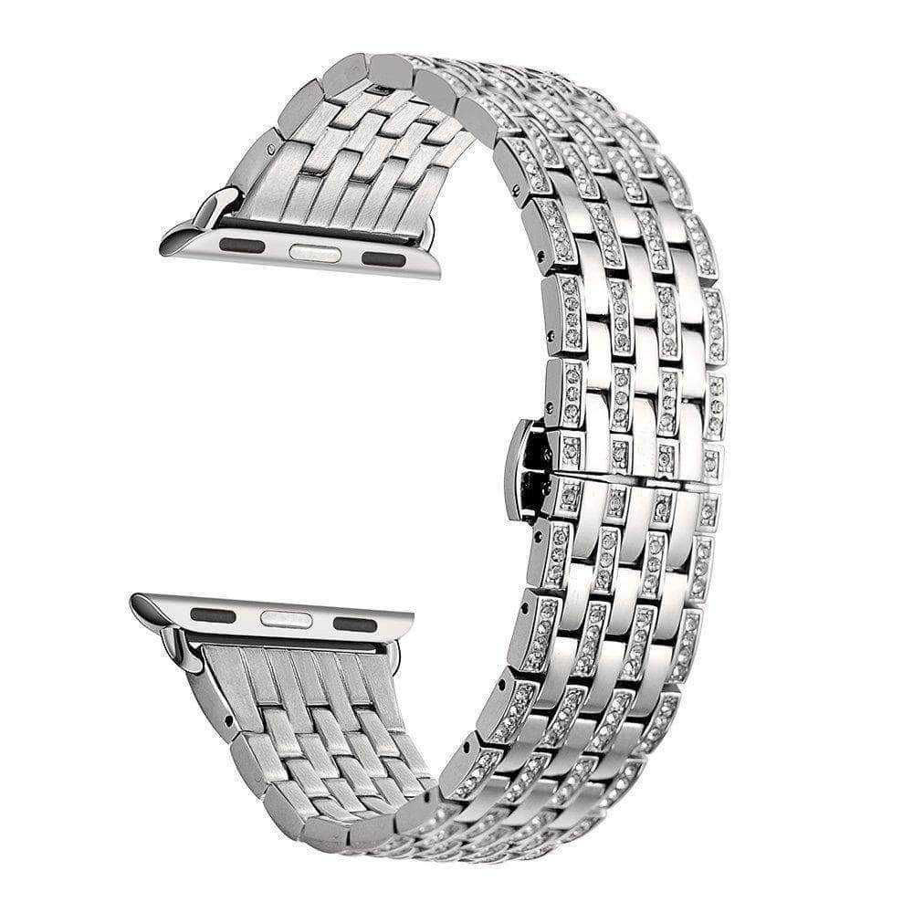 Anhem Apple watch accessories OPEN BOX - Stainless Steel Crystal Rhinestone Apple Watch Band