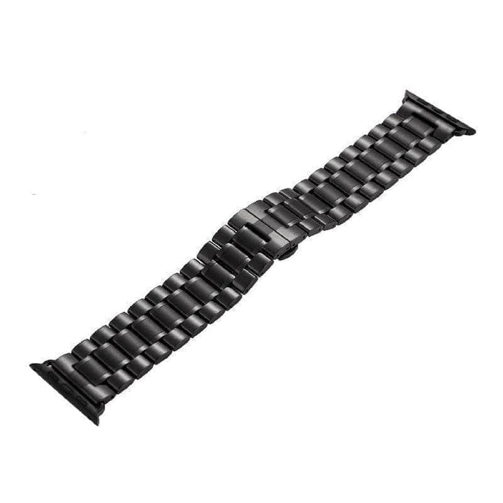 Anhem Apple watch accessories 38mm - 40mm / Black Polished Apple Watch Band Stainless Steel