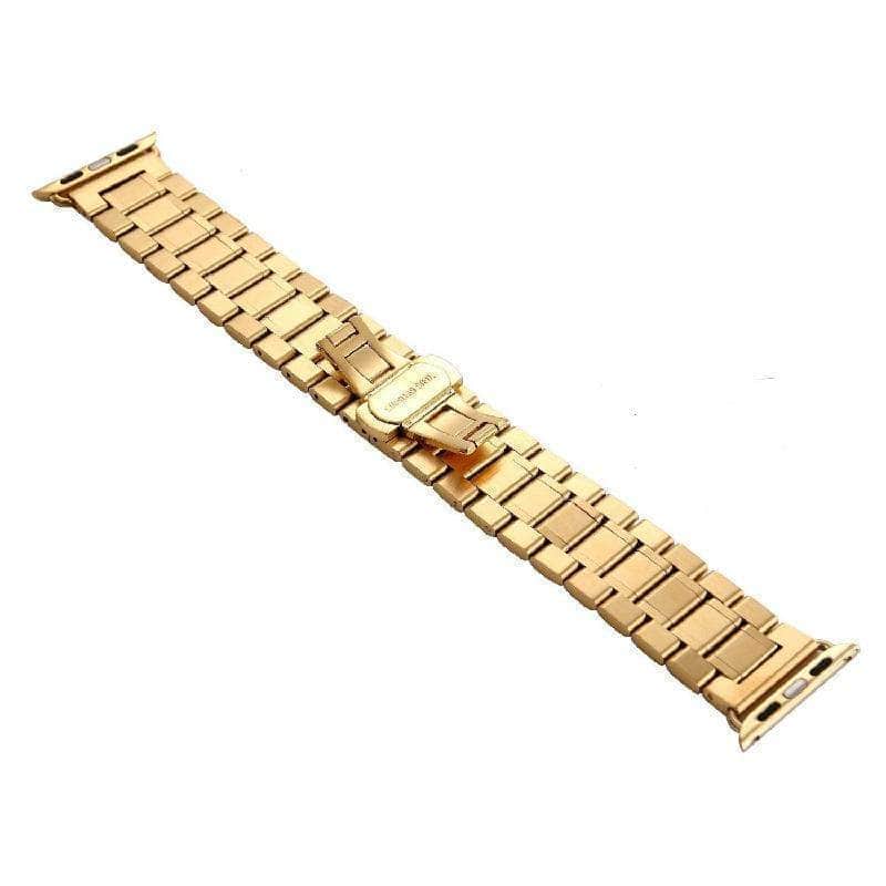 Anhem Apple watch accessories 38mm - 40mm / Gold Polished Apple Watch Band Stainless Steel