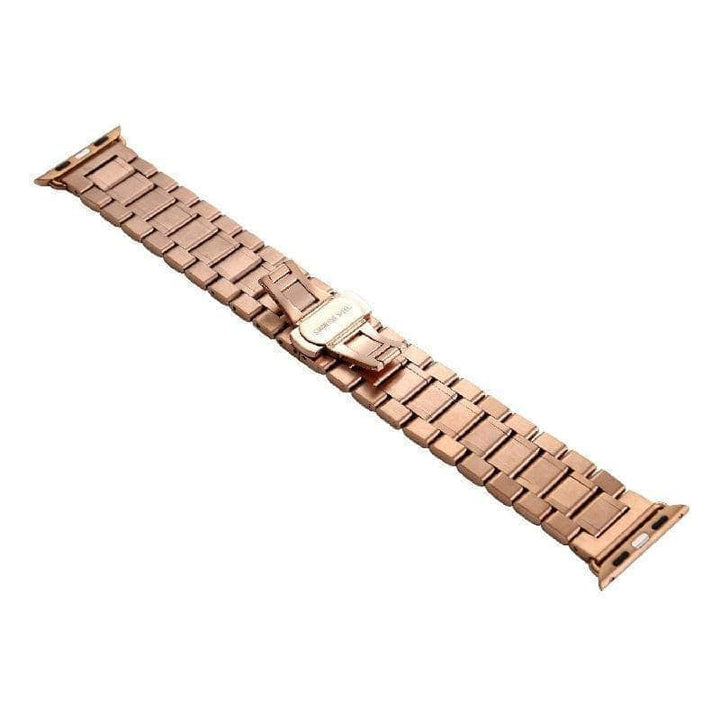 Anhem Apple watch accessories 38mm - 40mm / Rose Gold Polished Apple Watch Band Stainless Steel