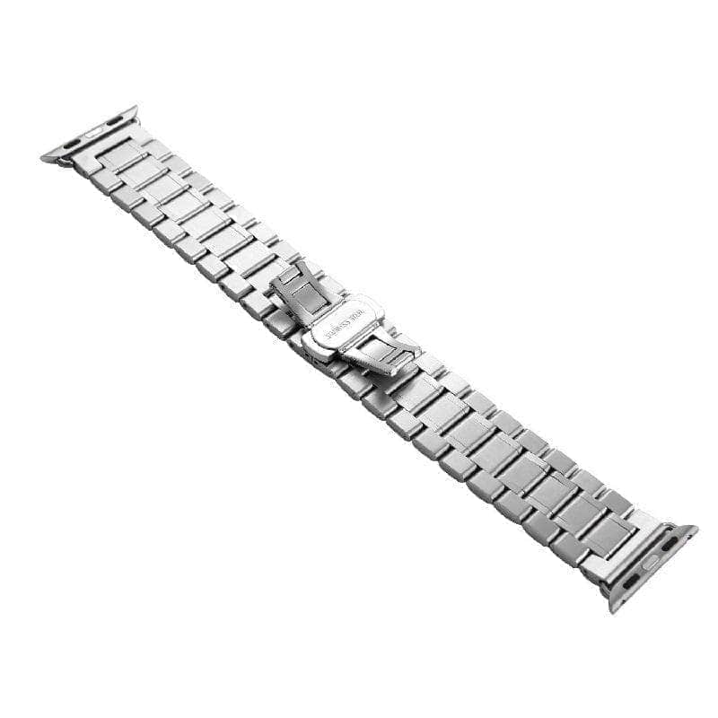 Anhem Apple watch accessories 42mm - 44mm / Silver Polished Apple Watch Band Stainless Steel