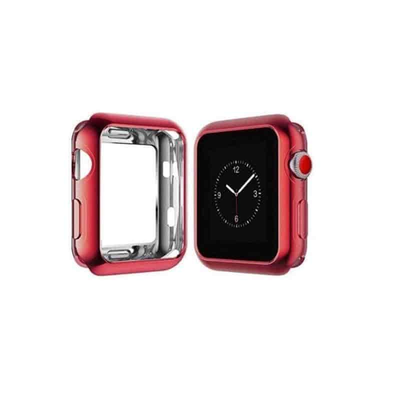 Anhem Apple watch accessories 42mm / Red Protective Apple Watch TPU Case Cover