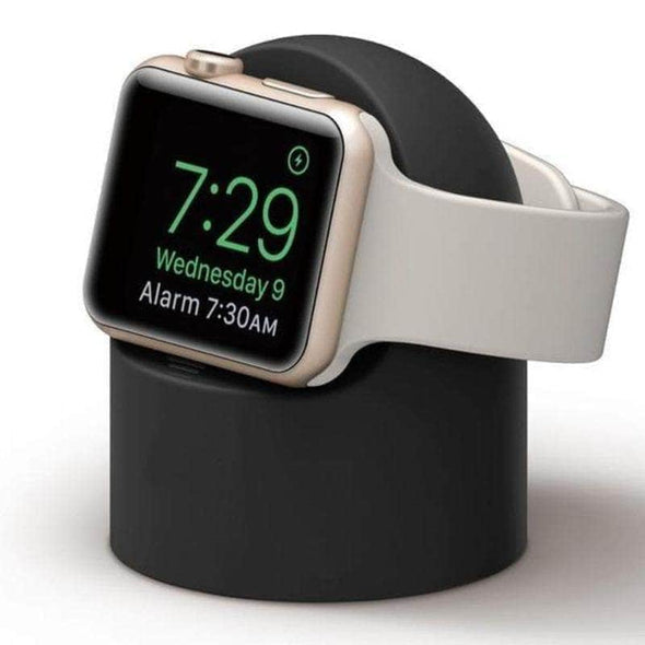 Anhem Apple watch accessories Black Silicone Apple Watch Charging Stand