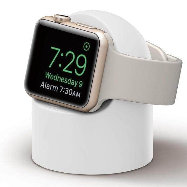 Anhem Apple watch accessories White Silicone Apple Watch Charging Stand